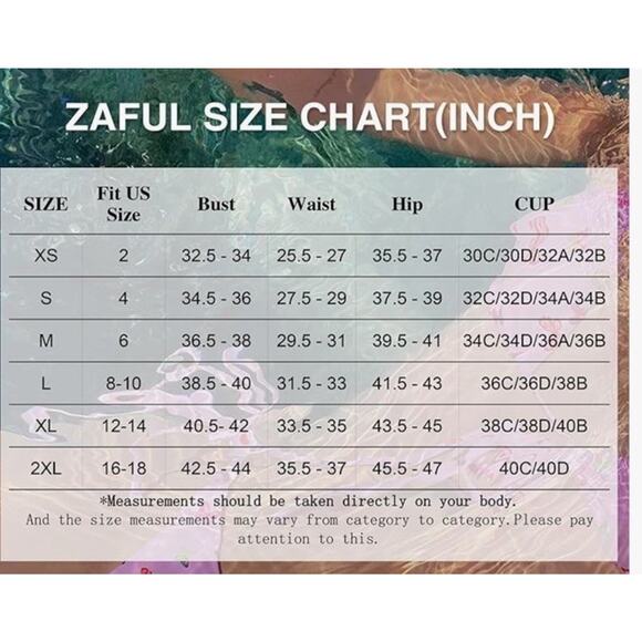 NWT Zaful Neon Pink Spaghetti Strap Bralette Two Piece Bikini Set Womens Sz 8-10 - Picture 7 of 7